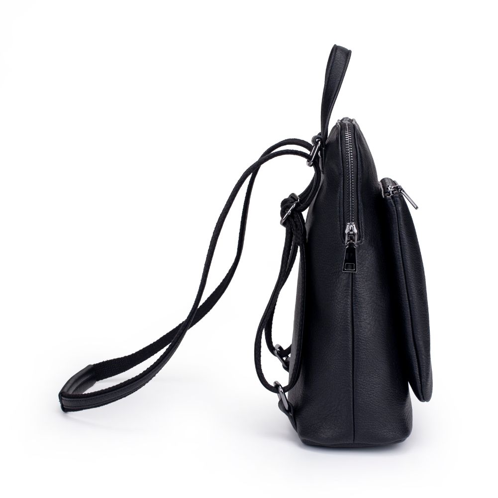 Product Image of Moda Luxe Phoebe Backpack 842017126591 View 6 | Black