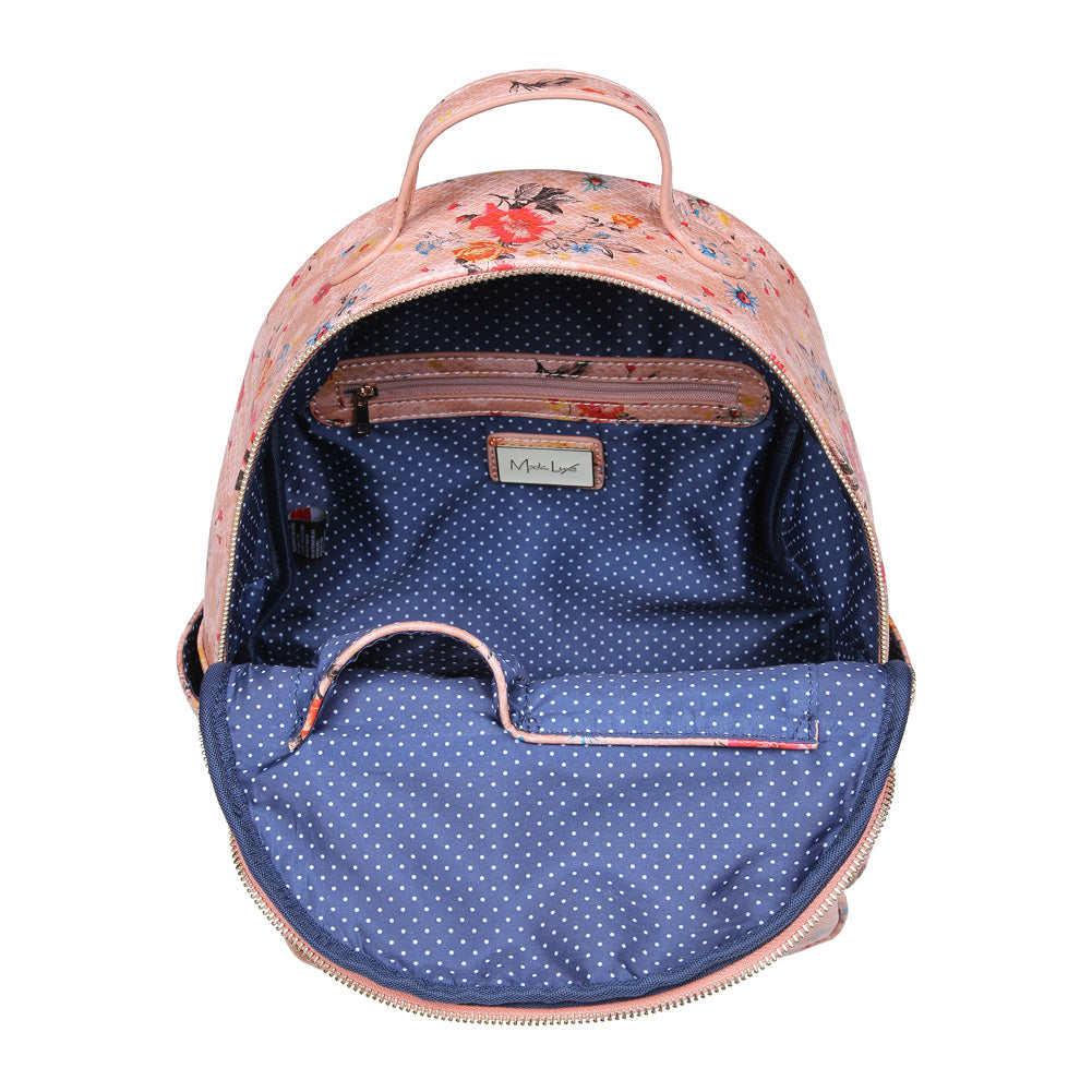 Product Image of Moda Luxe Nancy Backpack 842017119715 View 4 | Blush