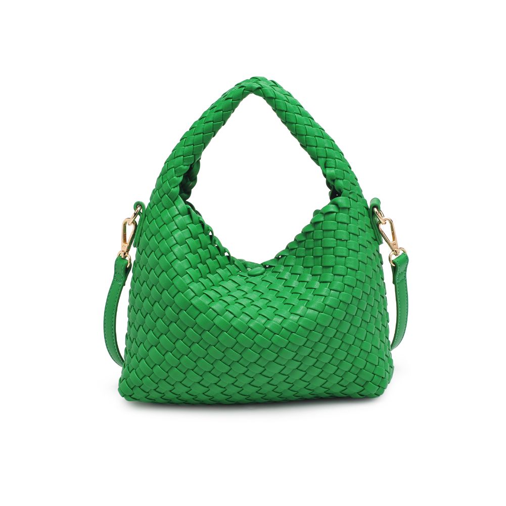Woman wearing Kelly Green Moda Luxe Jessamine Crossbody 842017132202 View 7 | Kelly Green