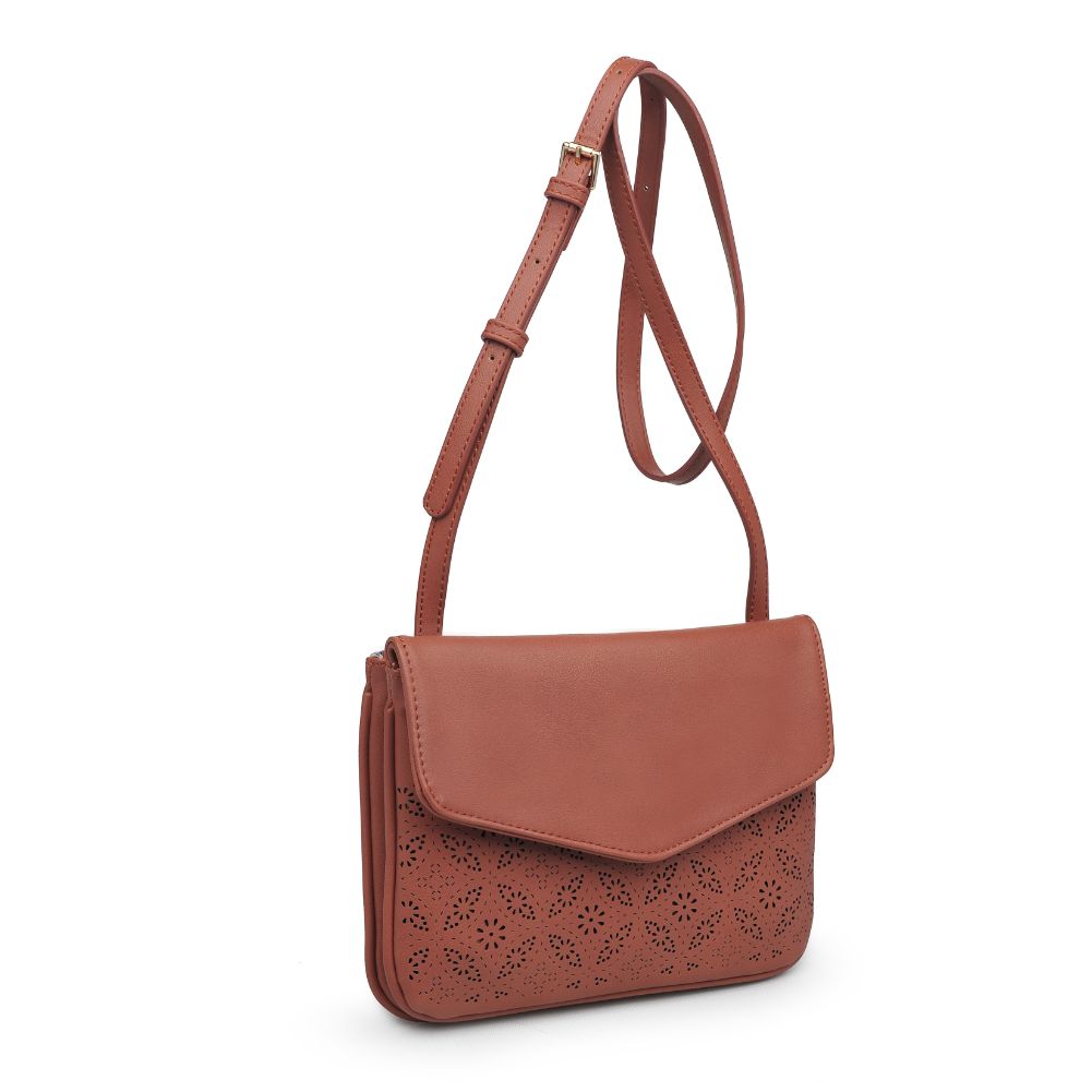 Product Image of Moda Luxe Tate-Perf Crossbody 842017121411 View 6 | Terracotta