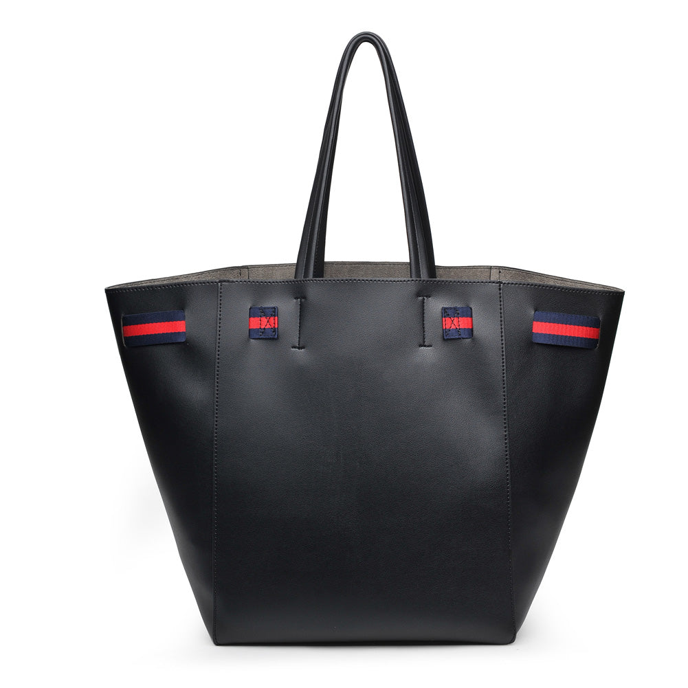 Product Image of Moda Luxe Dutchess Tote 842017118787 View 7 | Black