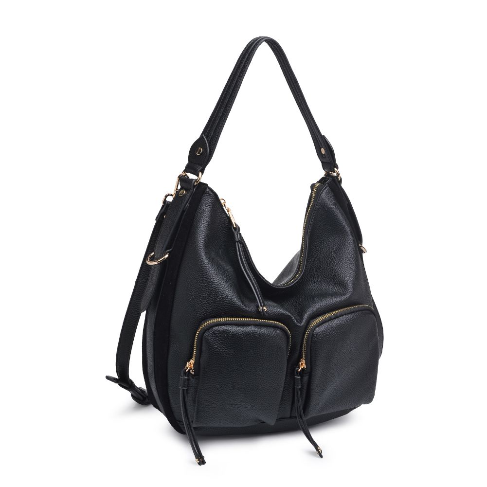 Product Image of Moda Luxe Marla Hobo 842017134022 View 6 | Black