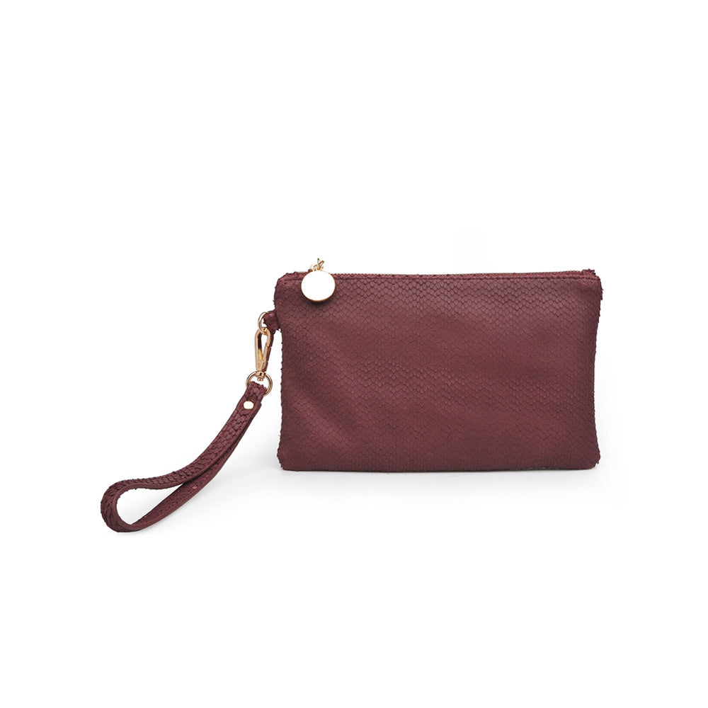 Product Image of Moda Luxe Olivia Wristlet 842017117926 View 5 | Burgundy