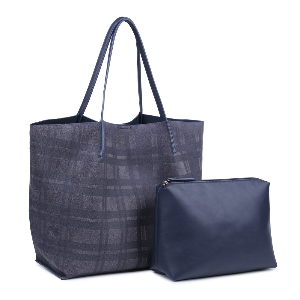 Product Image of Moda Luxe Cambridge Tote 842017116455 View 2 | Navy