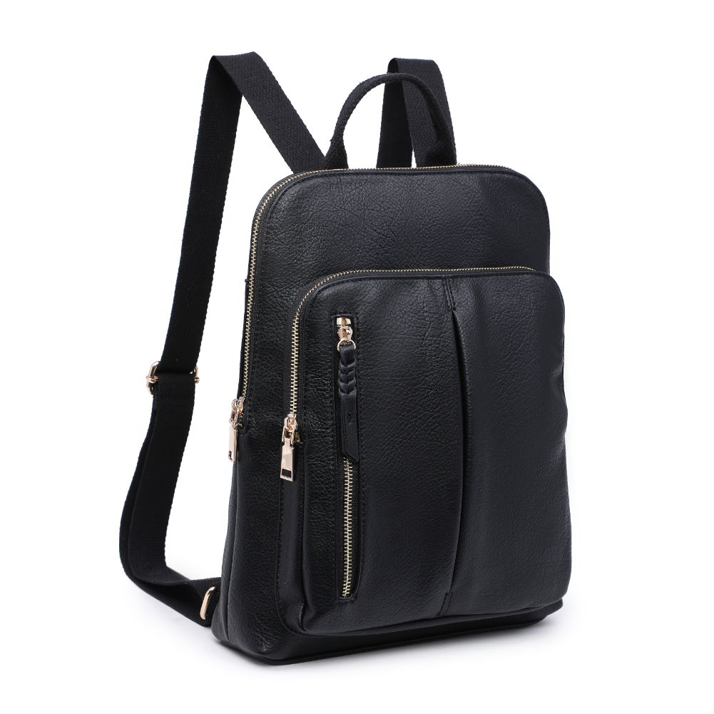 Product Image of Moda Luxe Lily Backpack 842017130314 View 6 | Black