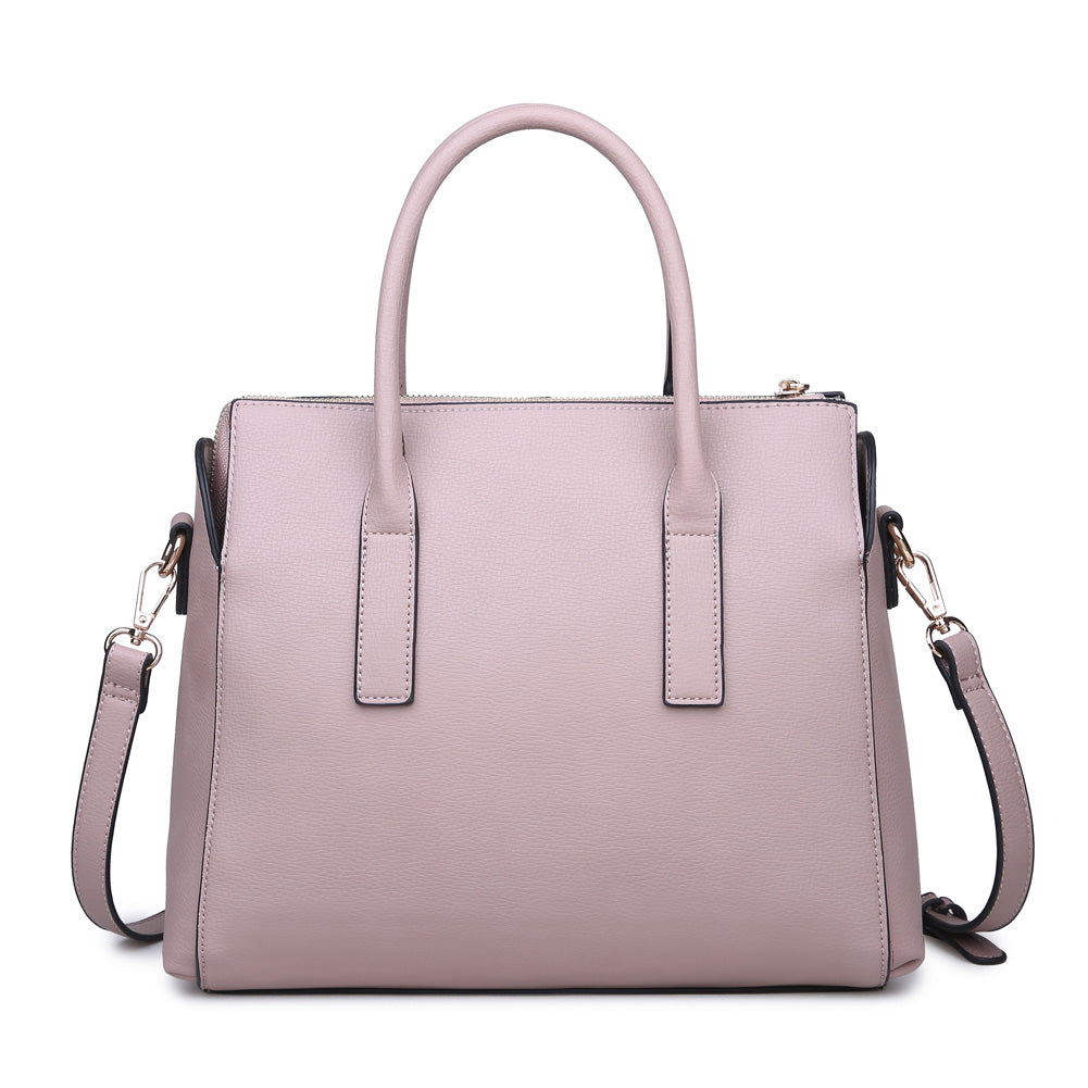 Product Image of Moda Luxe Verona Satchel 842017114925 View 3 | Dusty Rose