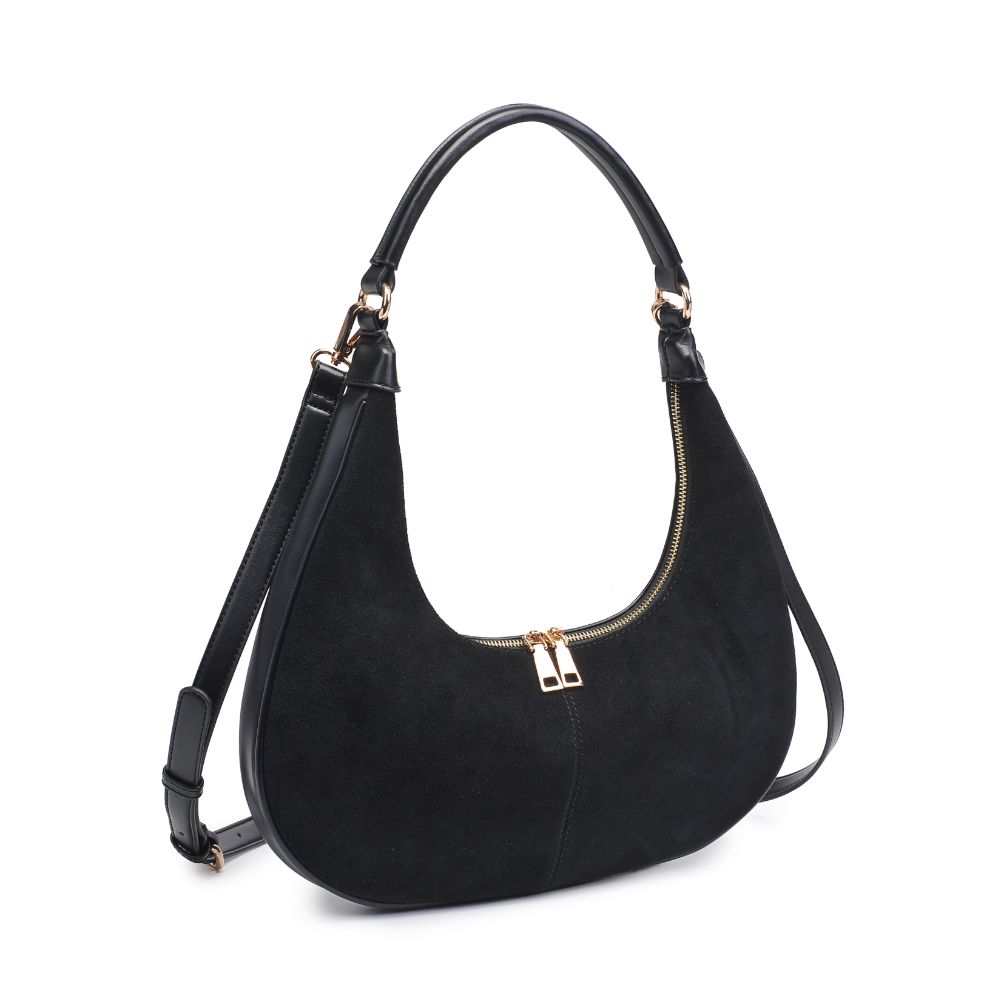 Product Image of Moda Luxe Teresa Shoulder Bag 842017128250 View 6 | Black