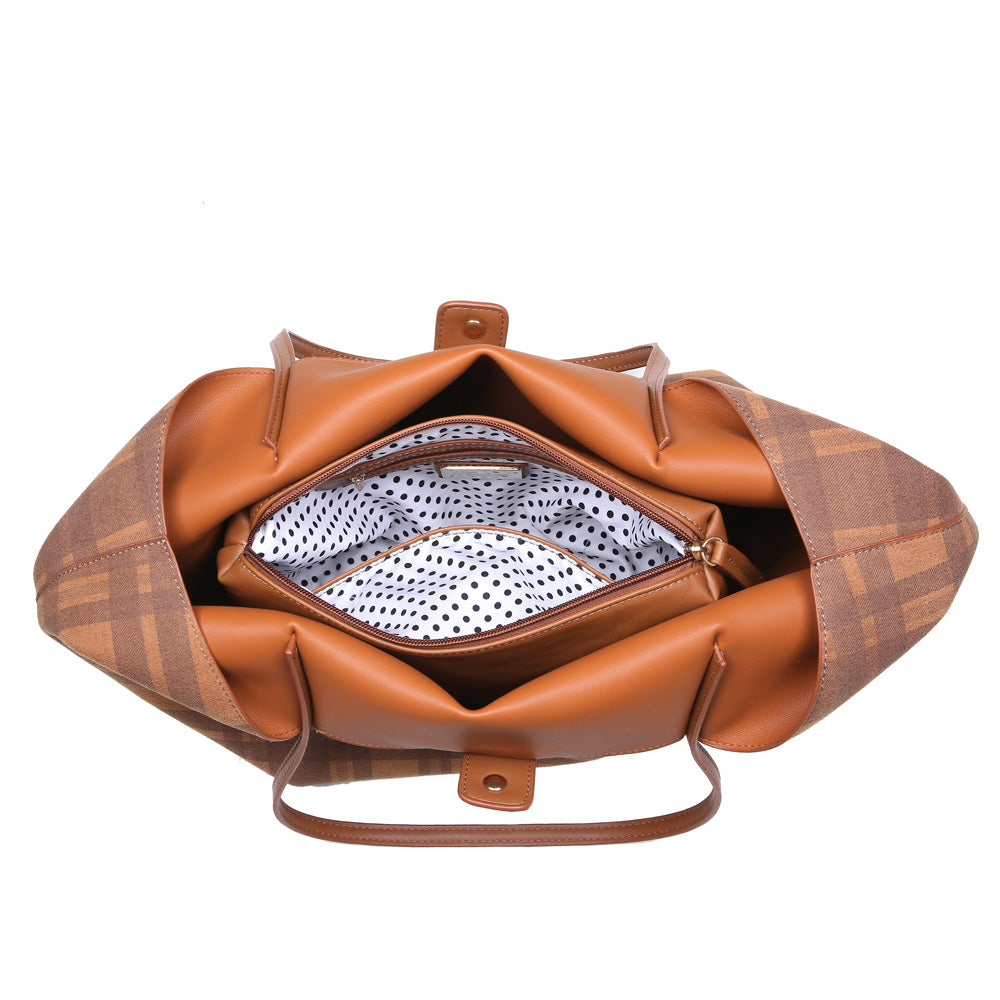 Product Image of Moda Luxe Cambridge Tote 842017116431 View 4 | Tan