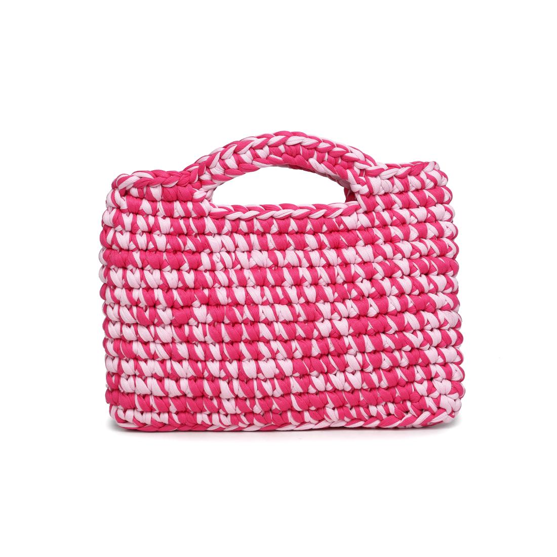 Woman wearing Hot Pink Moda Luxe Nya Tote 842017138419 View 5 | Hot Pink