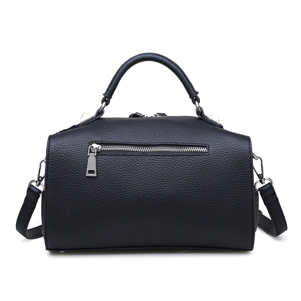 Product Image of Product Image of Moda Luxe Hudson Satchel 842017115595 View 3 | Black