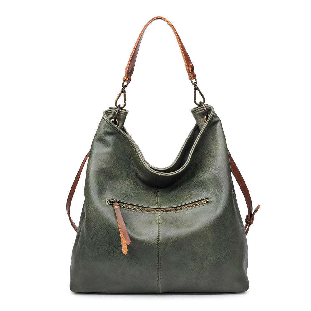 Product Image of Moda Luxe Kate Hobo 842017117704 View 3 | Light Olive