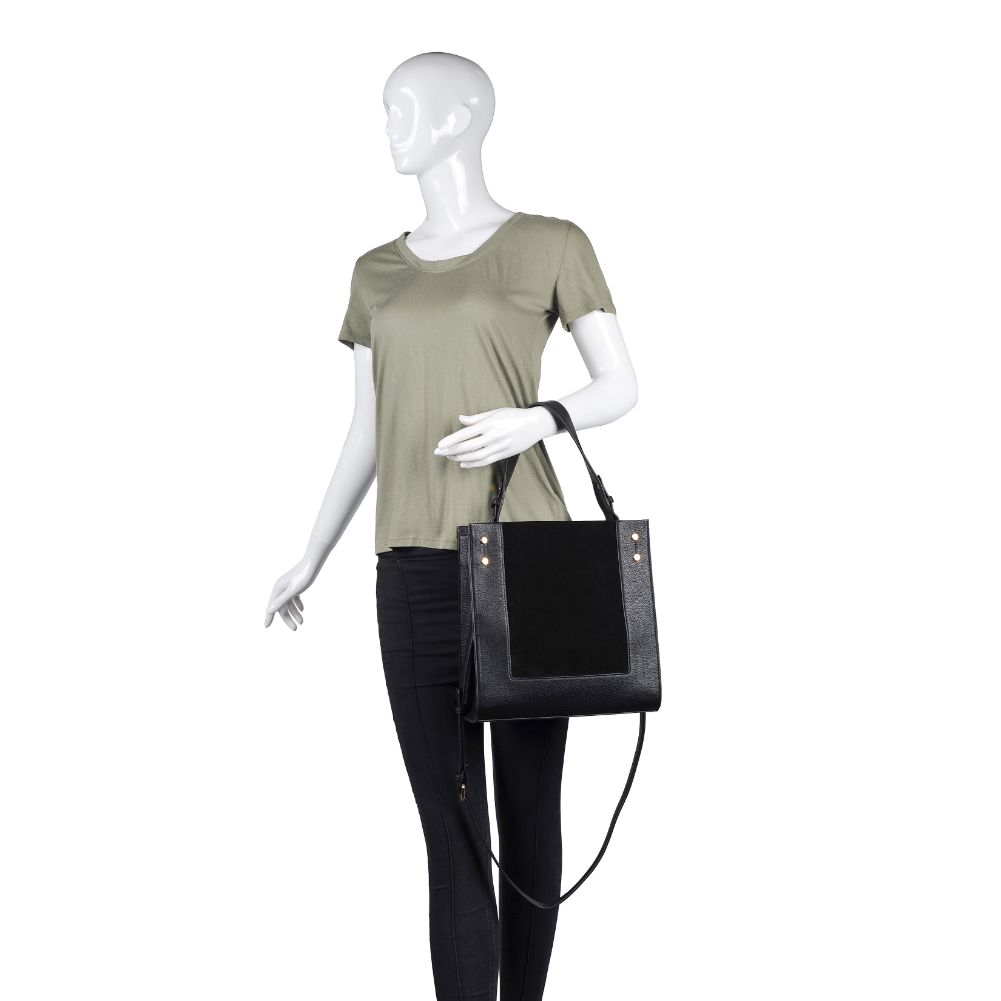 Product Image of Moda Luxe Brooke Tote 842017120667 View 5 | Black