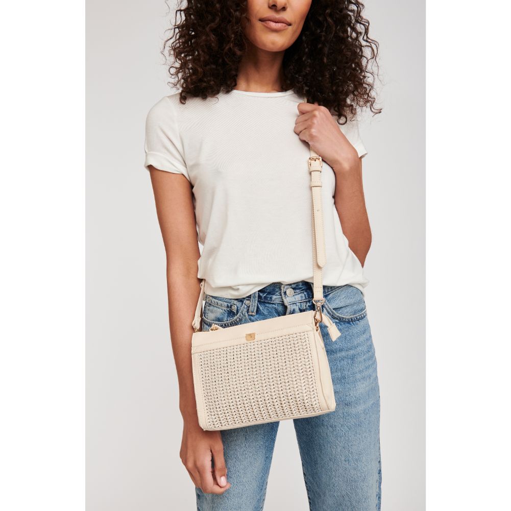 Woman wearing Cream Moda Luxe Hollie Crossbody 842017123446 View 1 | Cream