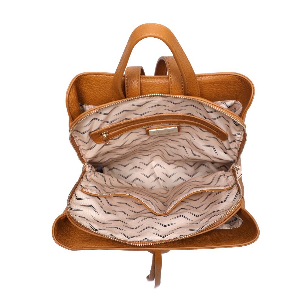 Product Image of Moda Luxe Sylvia Backpack 842017128335 View 8 | Mustard