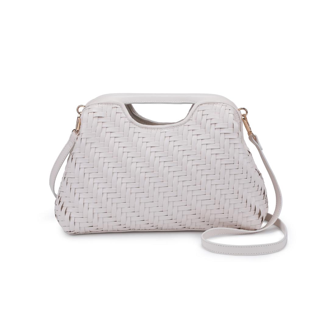 Woman wearing Ivory Moda Luxe Amara Crossbody 842017138105 View 7 | Ivory