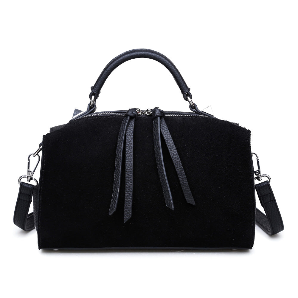 Product Image of Moda Luxe Hudson Satchel 842017115595 View 1 | Black
