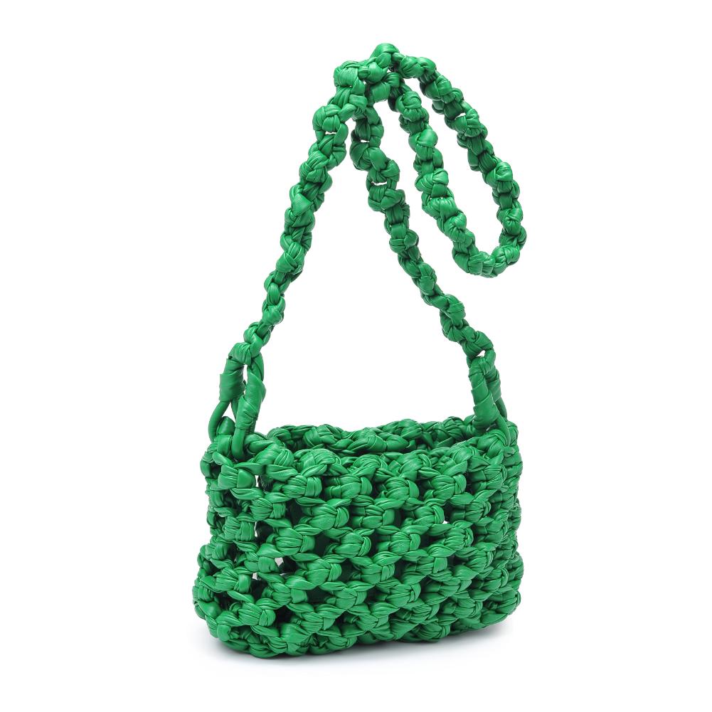 Woman wearing Green Moda Luxe Fashique Crossbody 842017135463 View 6 | Green