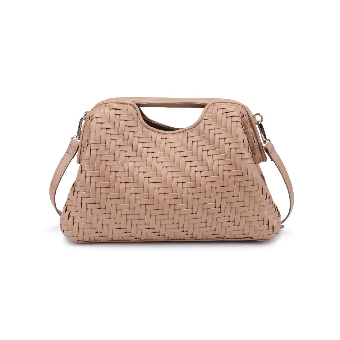 Woman wearing Nude Moda Luxe Amara Crossbody 842017138112 View 5 | Nude