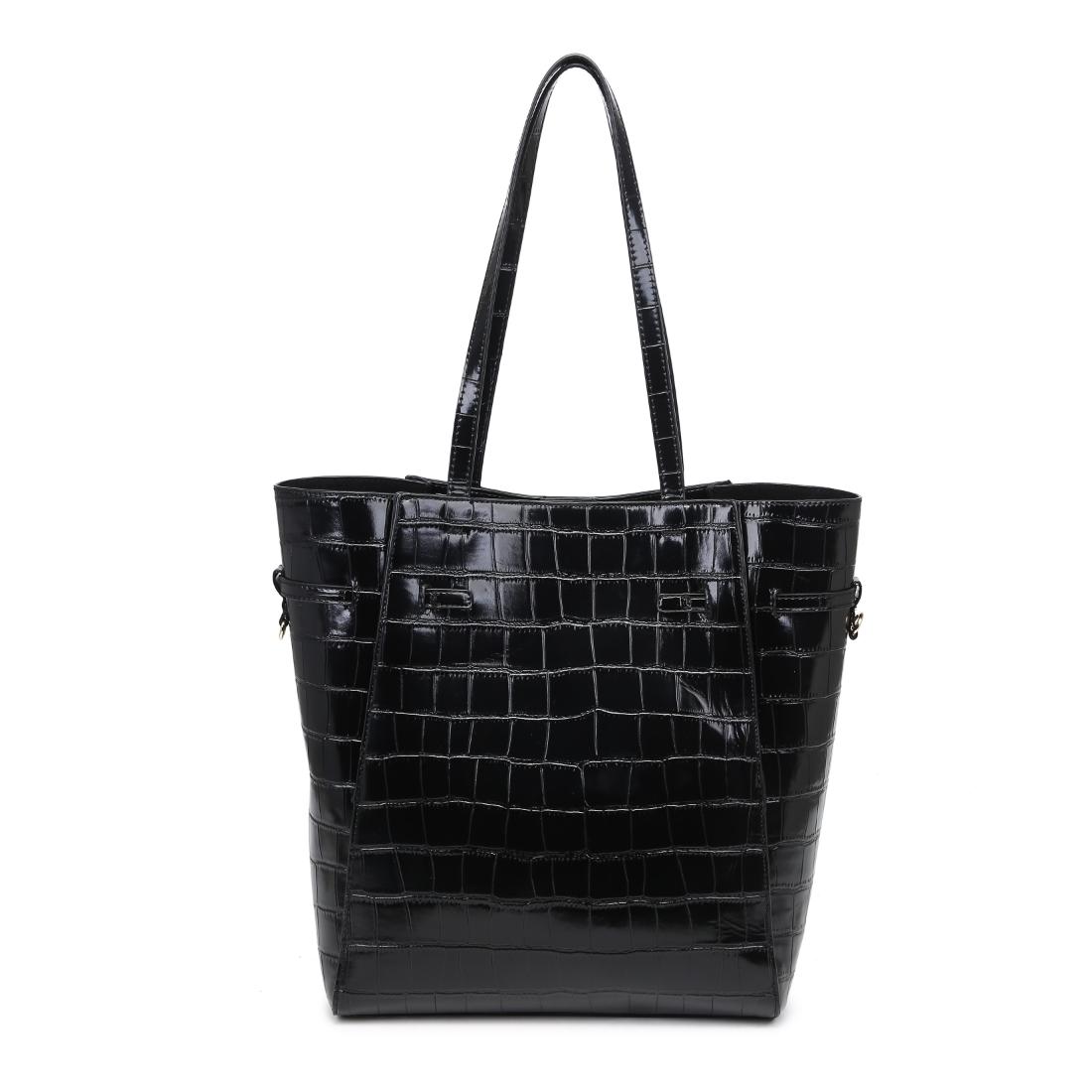 Product Image of Moda Luxe Athena Bucket 842017139812 View 3 | Black