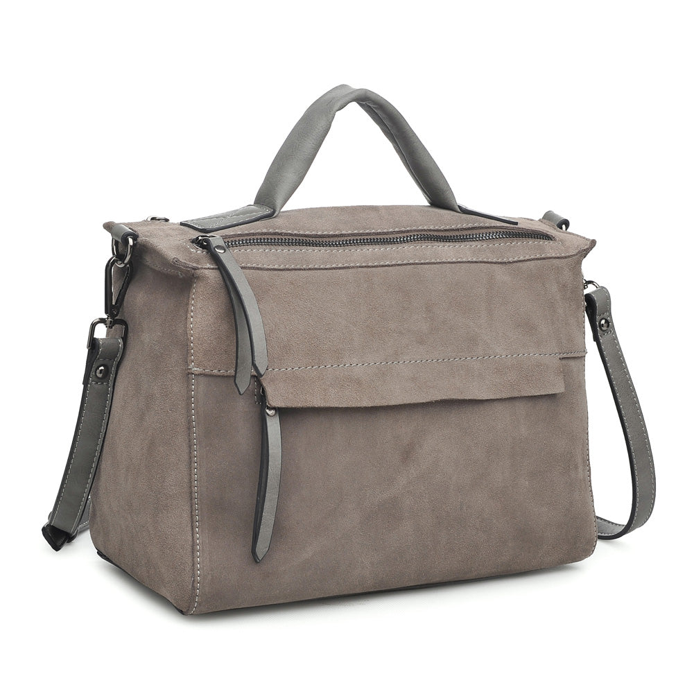 Product Image of Moda Luxe Harrison Satchel 842017116028 View 2 | Grey