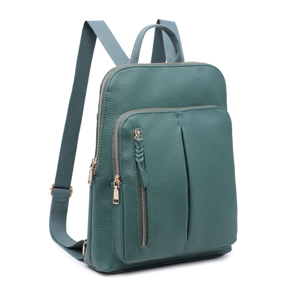 Product Image of Moda Luxe Lily Backpack 842017130345 View 6 | Emerald