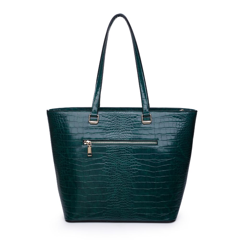 Product Image of Moda Luxe Adelina Tote 842017126058 View 3 | Emerald