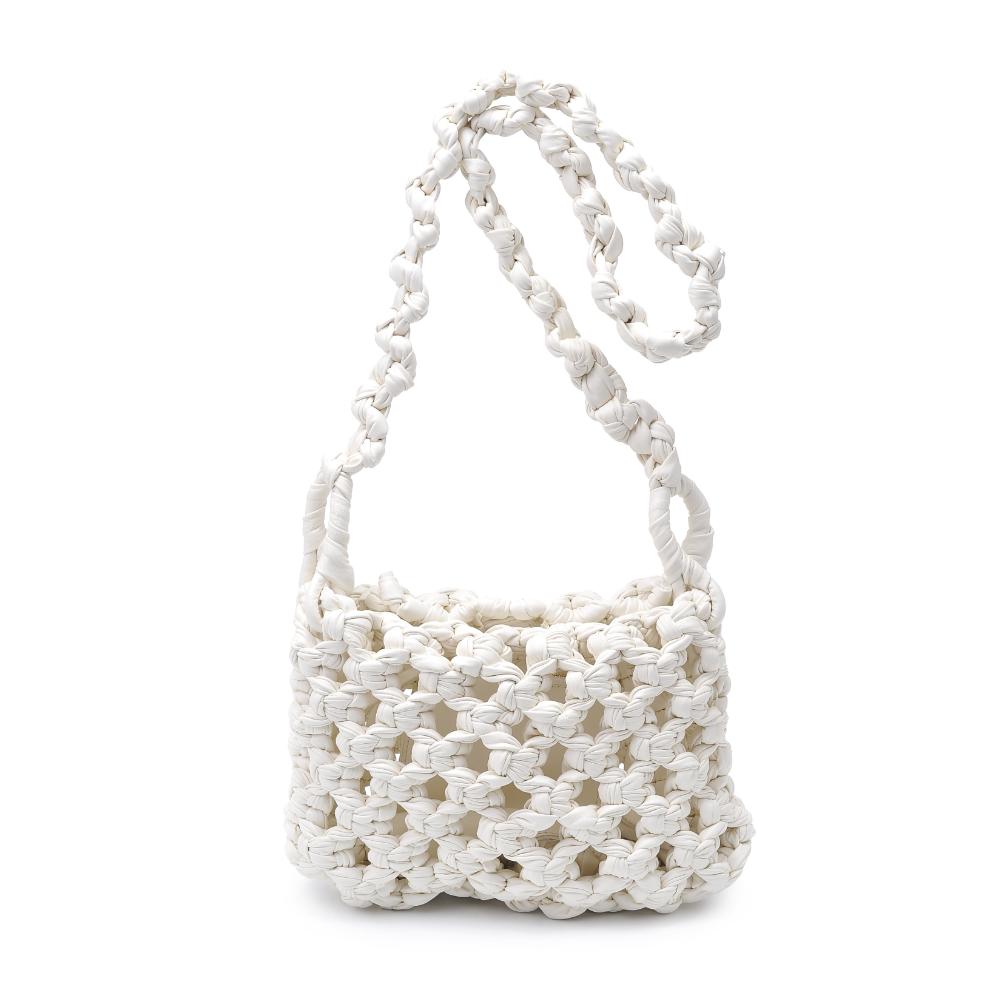 Woman wearing White Moda Luxe Fashique Crossbody 842017135449 View 5 | White