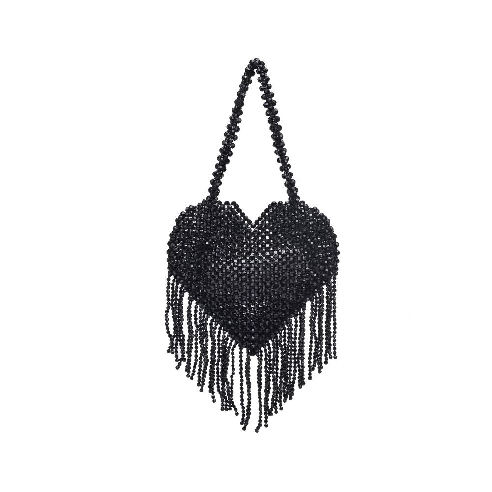 Woman wearing Black Moda Luxe Valeria Evening Bag 842017133957 View 6 | Black