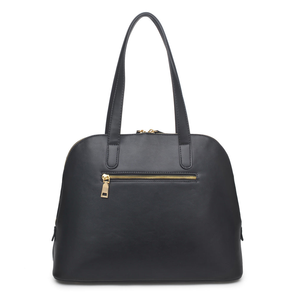 Product Image of Moda Luxe Alondra Satchel 842017112198 View 3 | Black