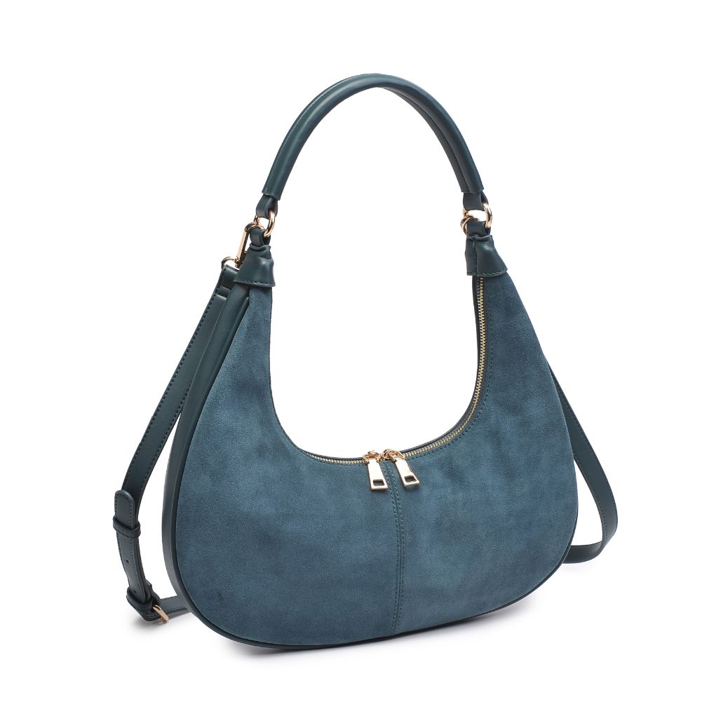 Product Image of Moda Luxe Teresa Shoulder Bag 842017128298 View 6 | Hunter Green