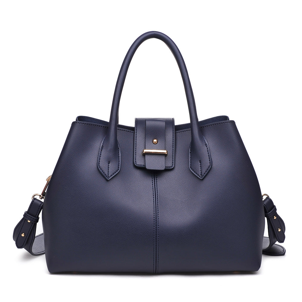Product Image of Moda Luxe Bianca Satchel 842017116790 View 1 | Navy