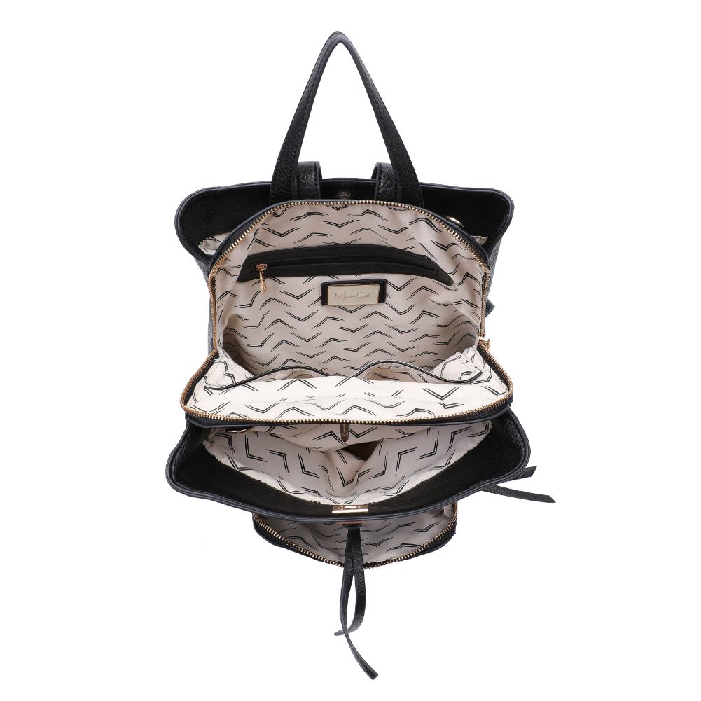 Product Image of Moda Luxe Genevieve Backpack 842017136071 View 8 | Black