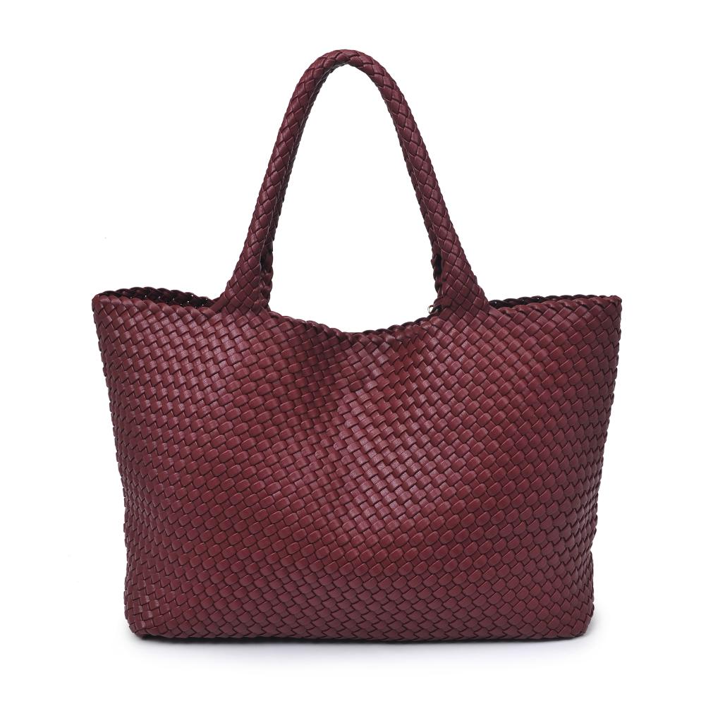 Moda Luxe Solana Tote 842017135760 View 7 | Burgundy