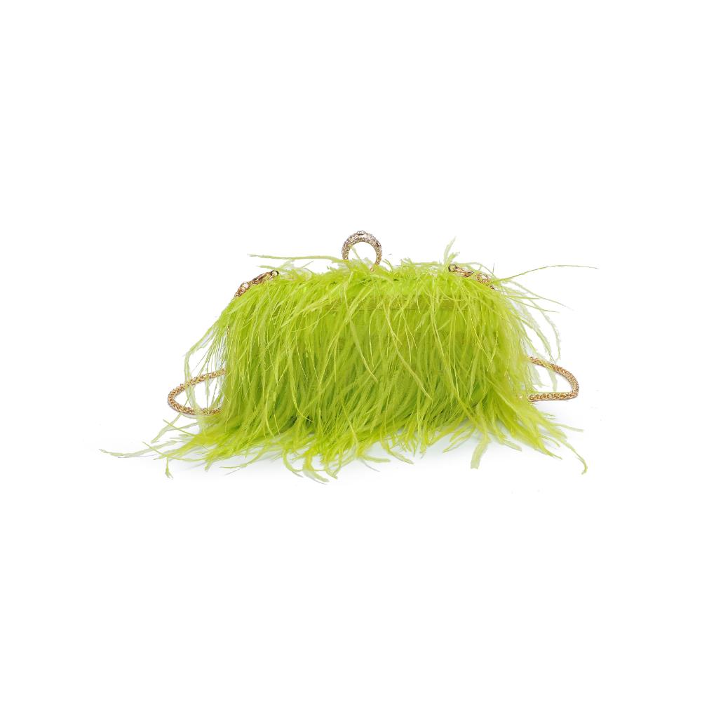 Woman wearing Lime Moda Luxe Harlow Evening Bag 842017133926 View 5 | Lime