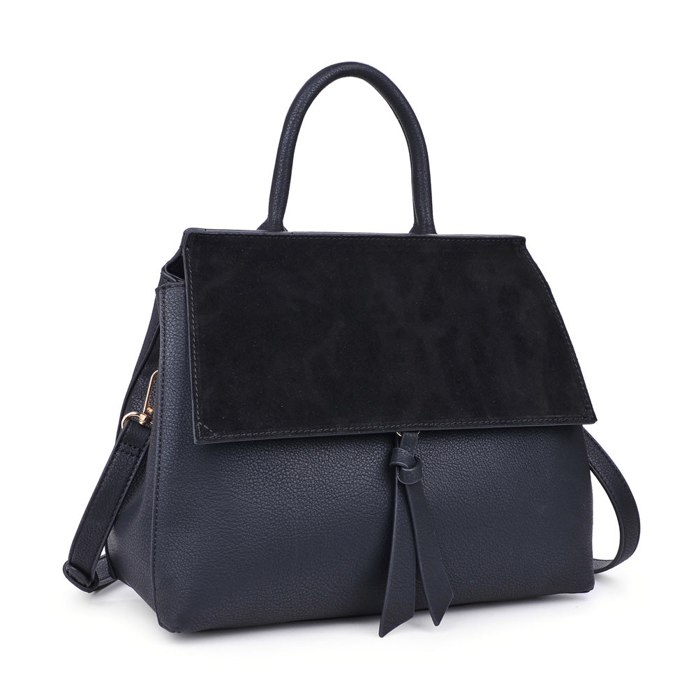 Product Image of Moda Luxe Clare Satchel 842017118312 View 2 | Black