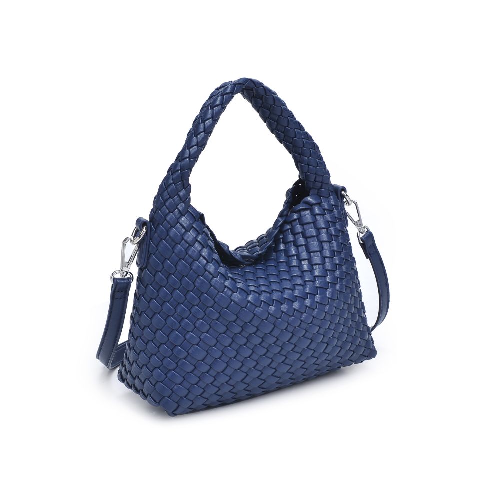 Woman wearing Midnight Moda Luxe Jessamine Crossbody 842017133063 View 6 | Midnight