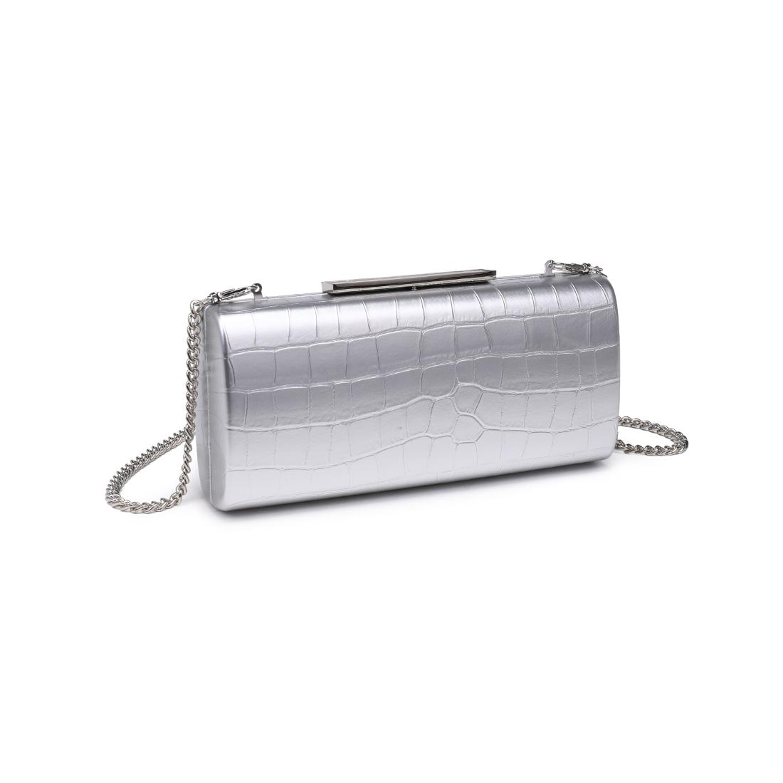 Product Image of Moda Luxe Sienna Evening Bag 842017139720 View 6 | Silver