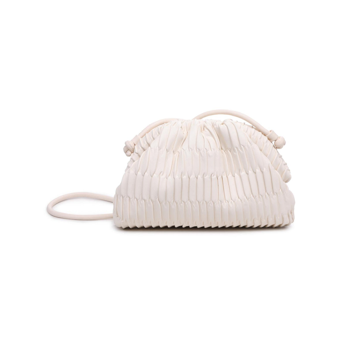 Woman wearing Oatmilk Moda Luxe Divaire Crossbody 842017135548 View 7 | Oatmilk