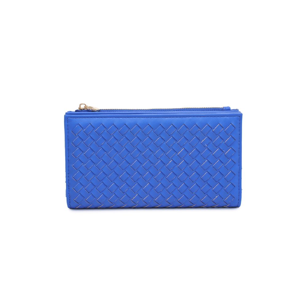 Woman wearing Electric Blue Moda Luxe Thalia Wallet 842017132363 View 5 | Electric Blue