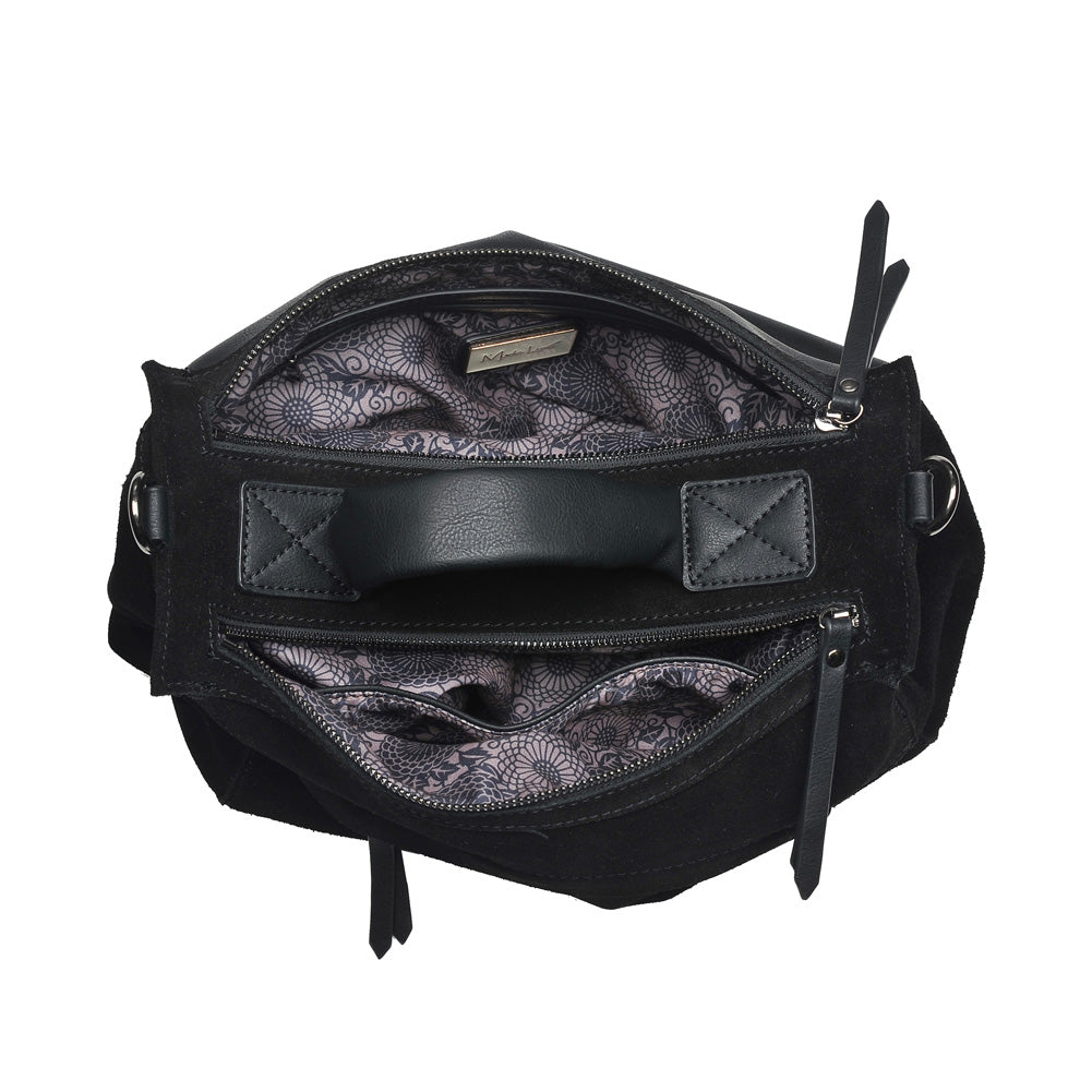 Product Image of Moda Luxe Harrison Satchel 842017116004 View 8 | Black