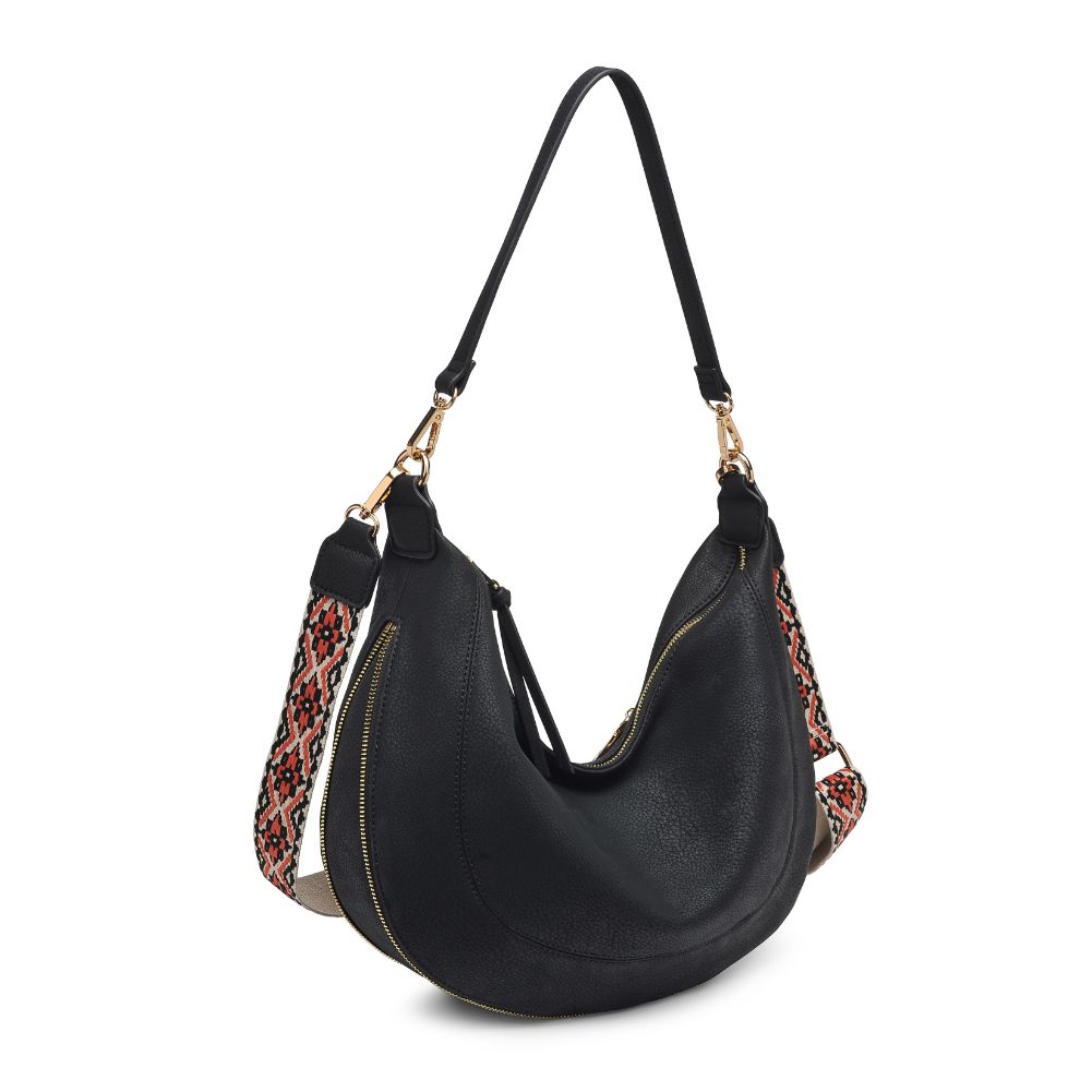 Product Image of Moda Luxe Ruby Hobo 842017129356 View 6 | Black