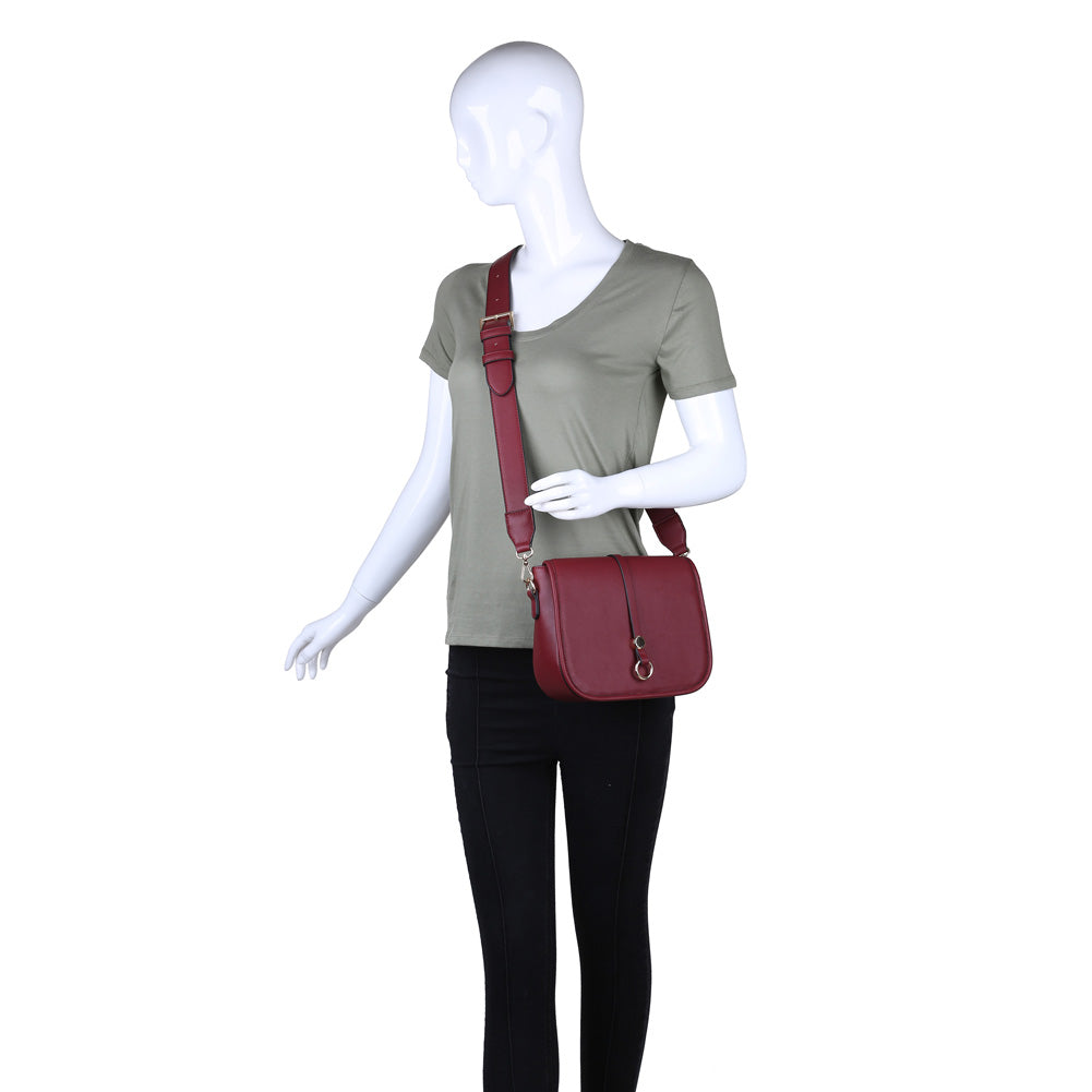 Product Image of Moda Luxe Whitney Crossbody 842017115663 View 5 | Burgundy
