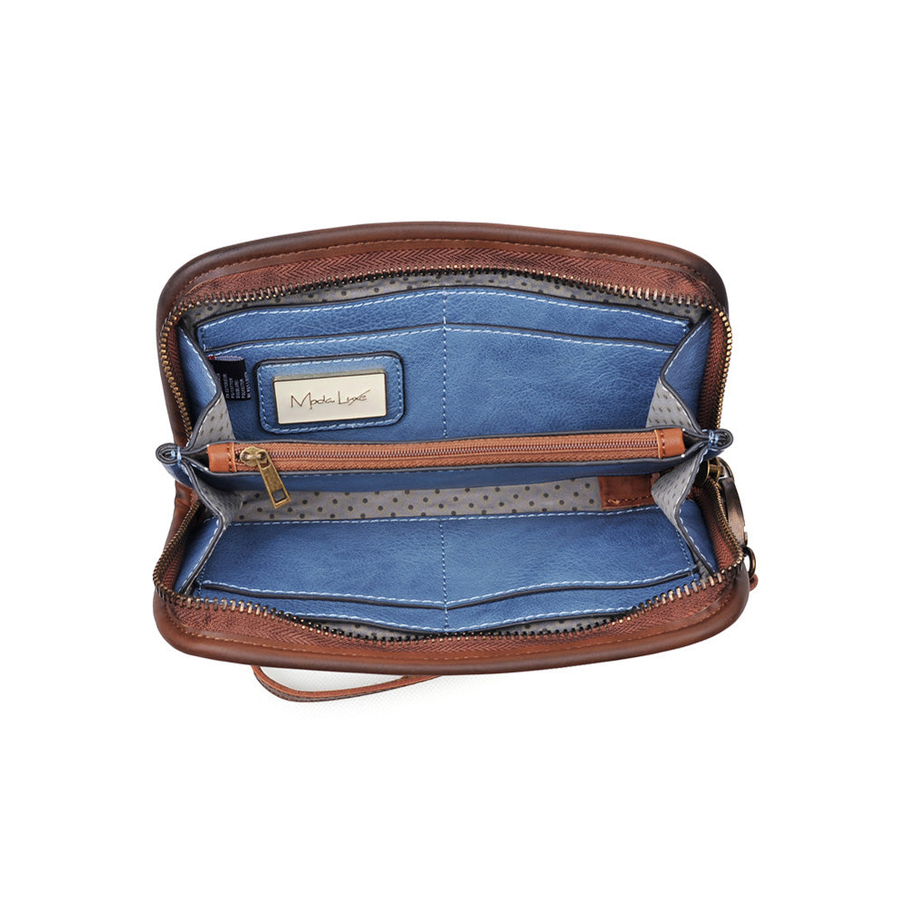 Product Image of Moda Luxe Marlow Wallet 842017117773 View 4 | Navy