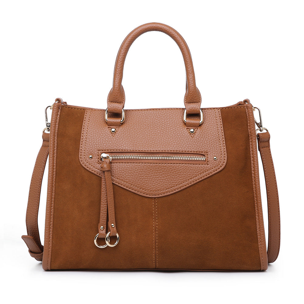 Product Image of Moda Luxe Bridgette Satchel 842017119661 View 1 | Tan