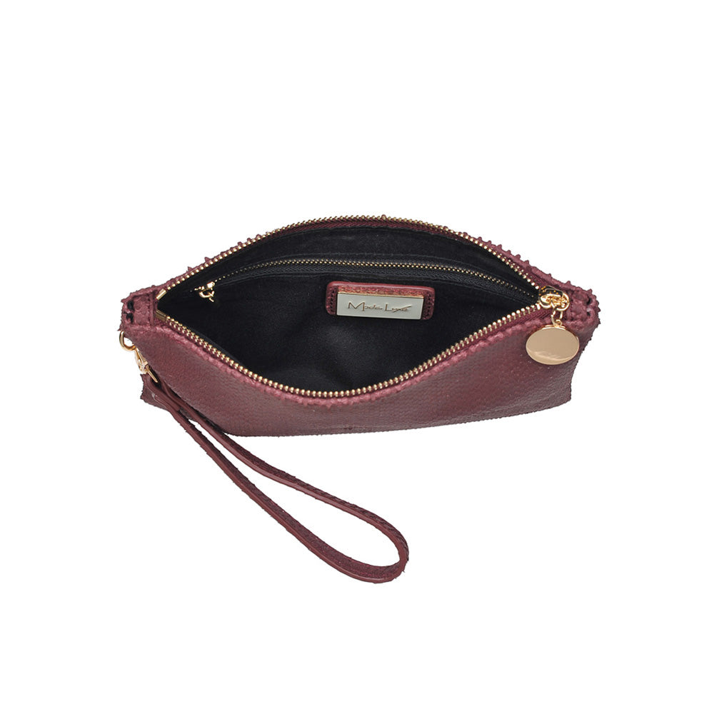 Product Image of Moda Luxe Olivia Wristlet 842017117926 View 8 | Burgundy
