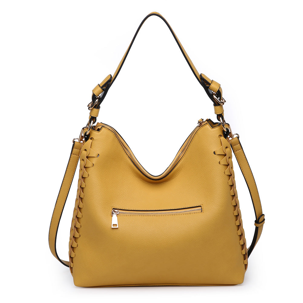 Product Image of Moda Luxe Stephanie Hobo 842017119753 View 3 | Mustard