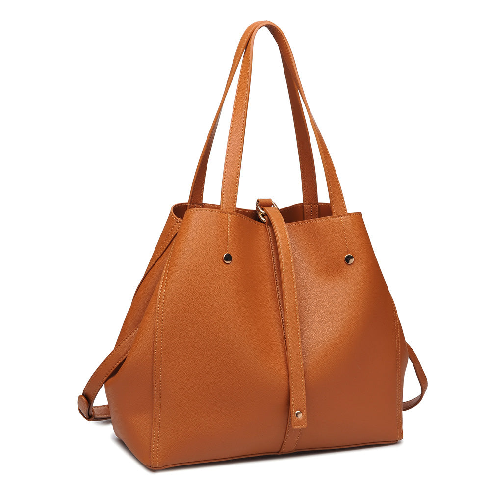 Product Image of Moda Luxe Josephine Satchel 842017116868 View 2 | Tan