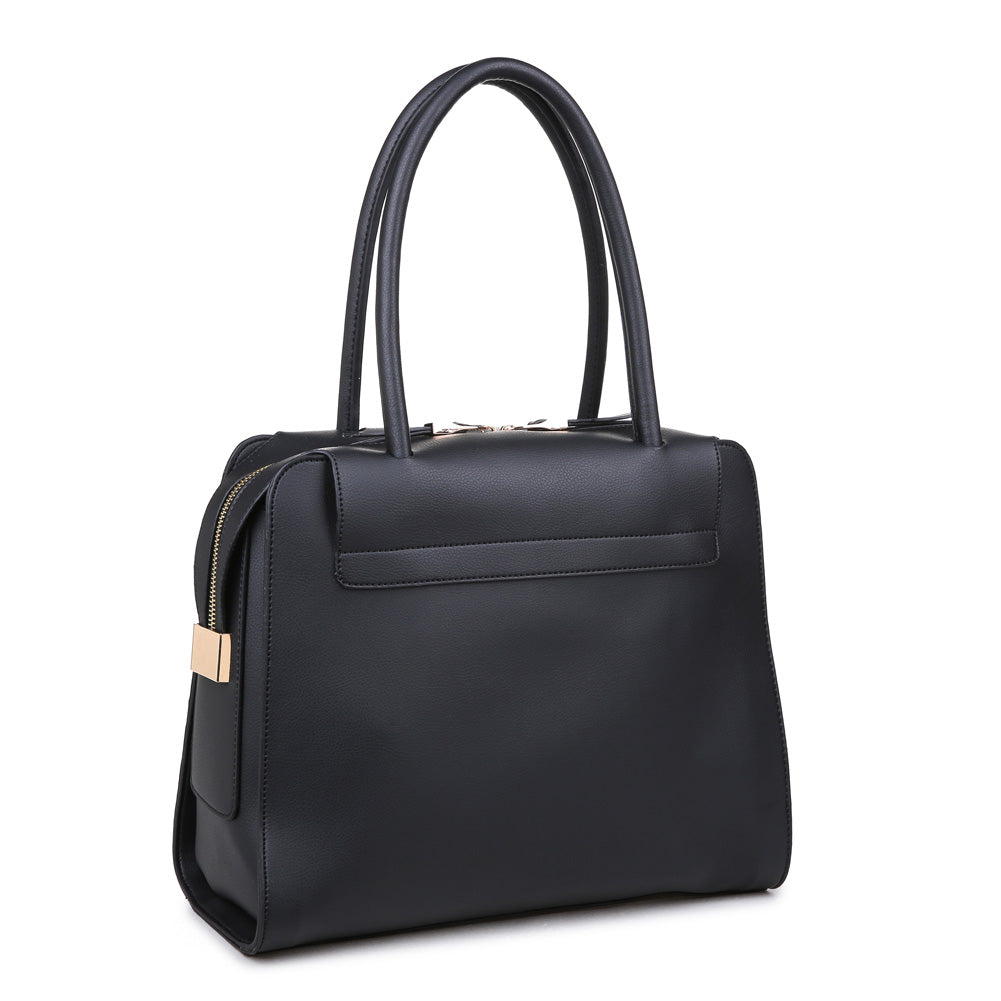 Product Image of Moda Luxe Juliette Satchel 842017114710 View 2 | Black