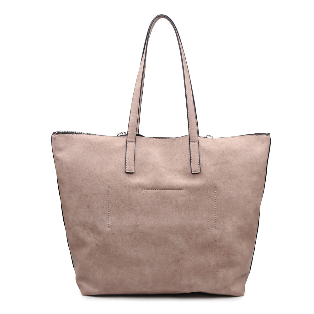 Product Image of Moda Luxe South Hampton Pebble Tote 842017117353 View 3 | Taupe