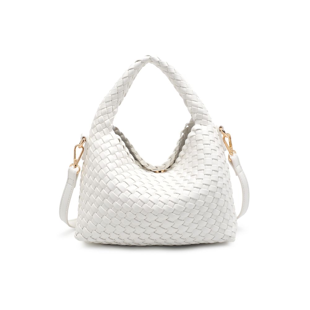 Woman wearing White Moda Luxe Jessamine Crossbody 842017132196 View 5 | White